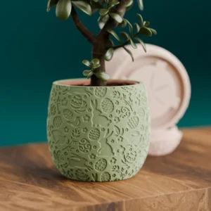 Tavşan Desenli Vazo